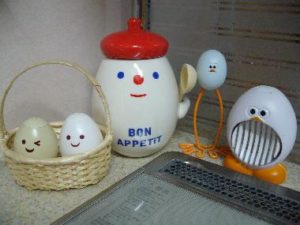 たまごデザインのキッチンアイテム